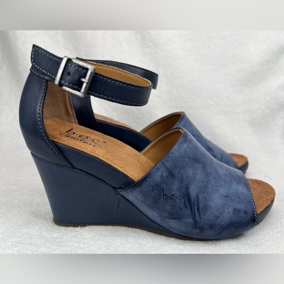boc Shoes - BOC, denim blue ankle strap sandals